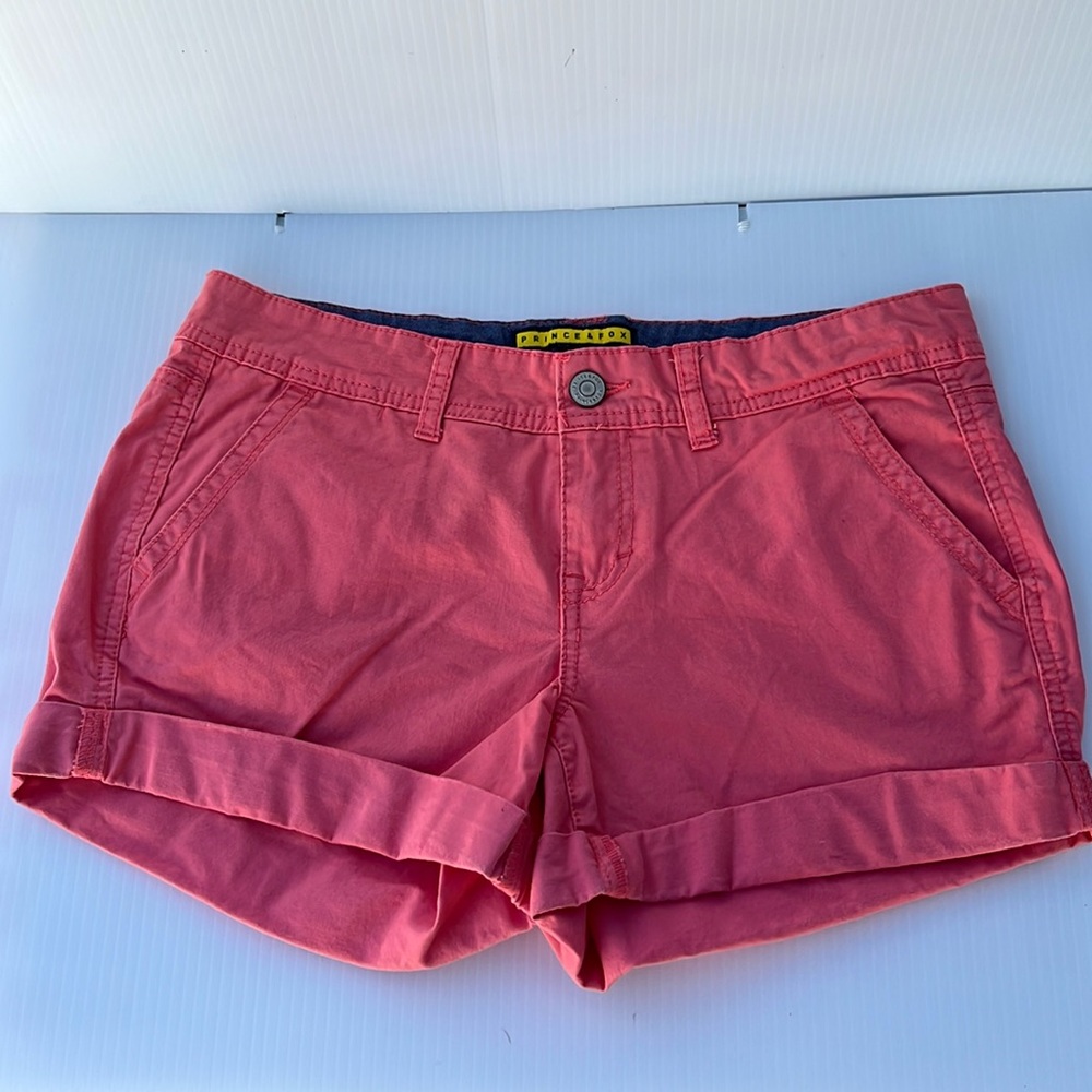 Prince & Fox Beachcomber Women’s Stretch Cuffed Cotton Chino Shorts SZ: 8